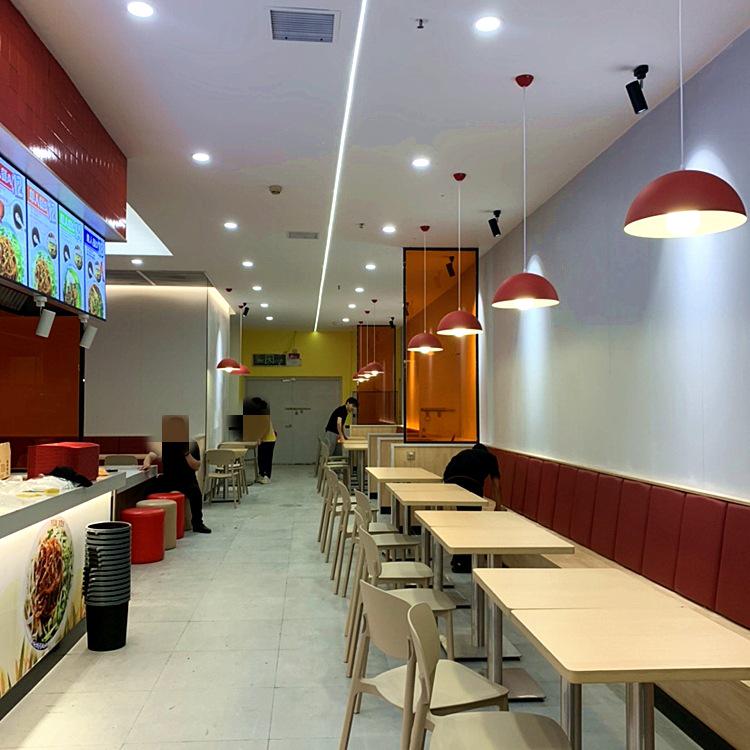 Modern Minimalist Colorful Semicircular Pendant Light for Restaurants, Bars, & Salons