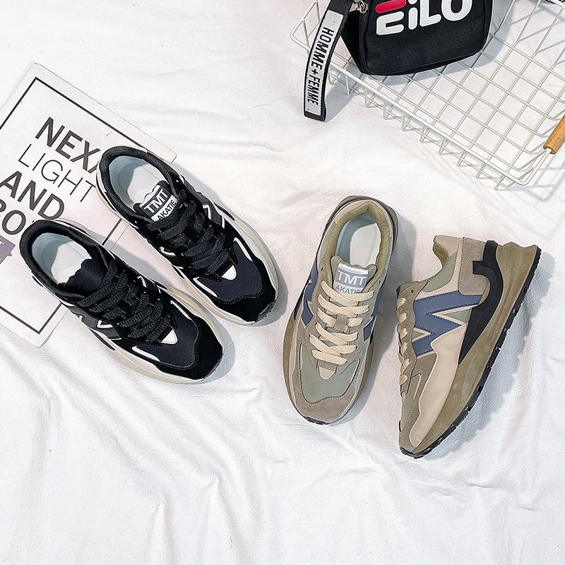 Chaussures papa femmes printemps nouveau n-word à semelles épaisses tout-match Forrest Gump chaussures chaussures de sport décontractées