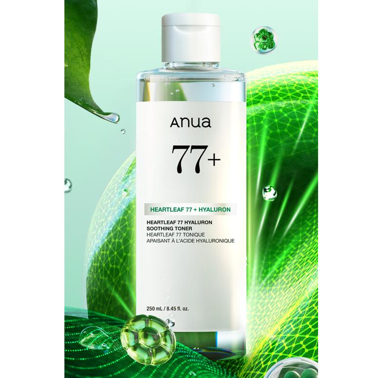 Anua Heartleaf 77 Hyaluron Soothing Toner 250ml Hydrating Calming Korean Toner
