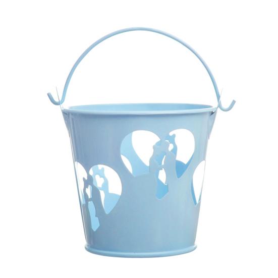 

Конфетный органайзер, ведро, прочное, простое в использовании, 3 цвета, удобное, красивое, в форме полого сердца, для хранения закусок на банкете 2 синий