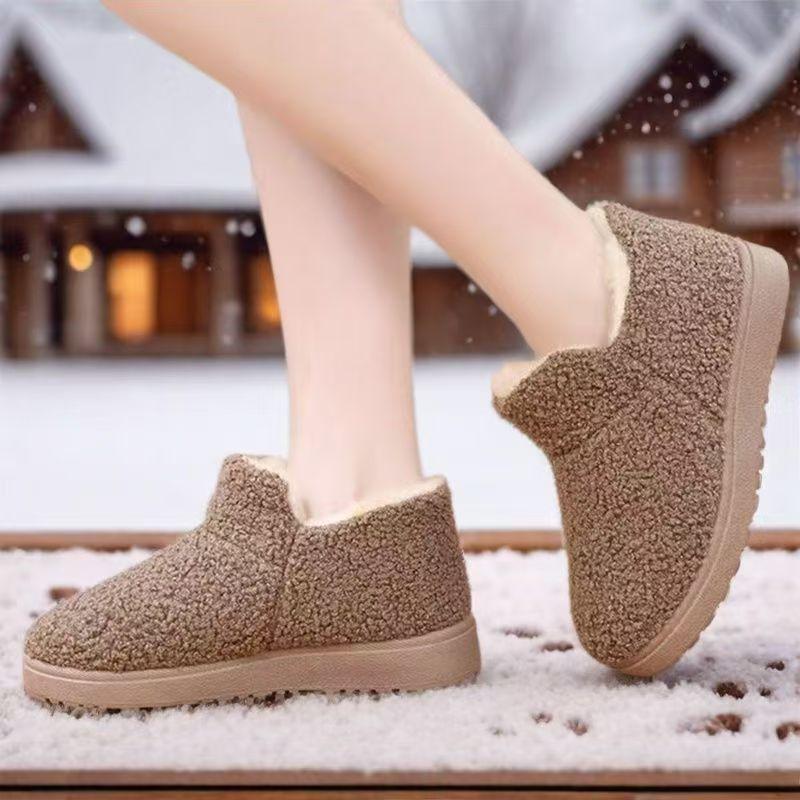 Cloth shoes women's shoes cotton shoes velvet warm mother shoes non-slip medium and old cotton boots soft-soled snow boots