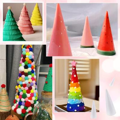 3 Size Foam Cones Modelling DIY Polystyrene High Quality