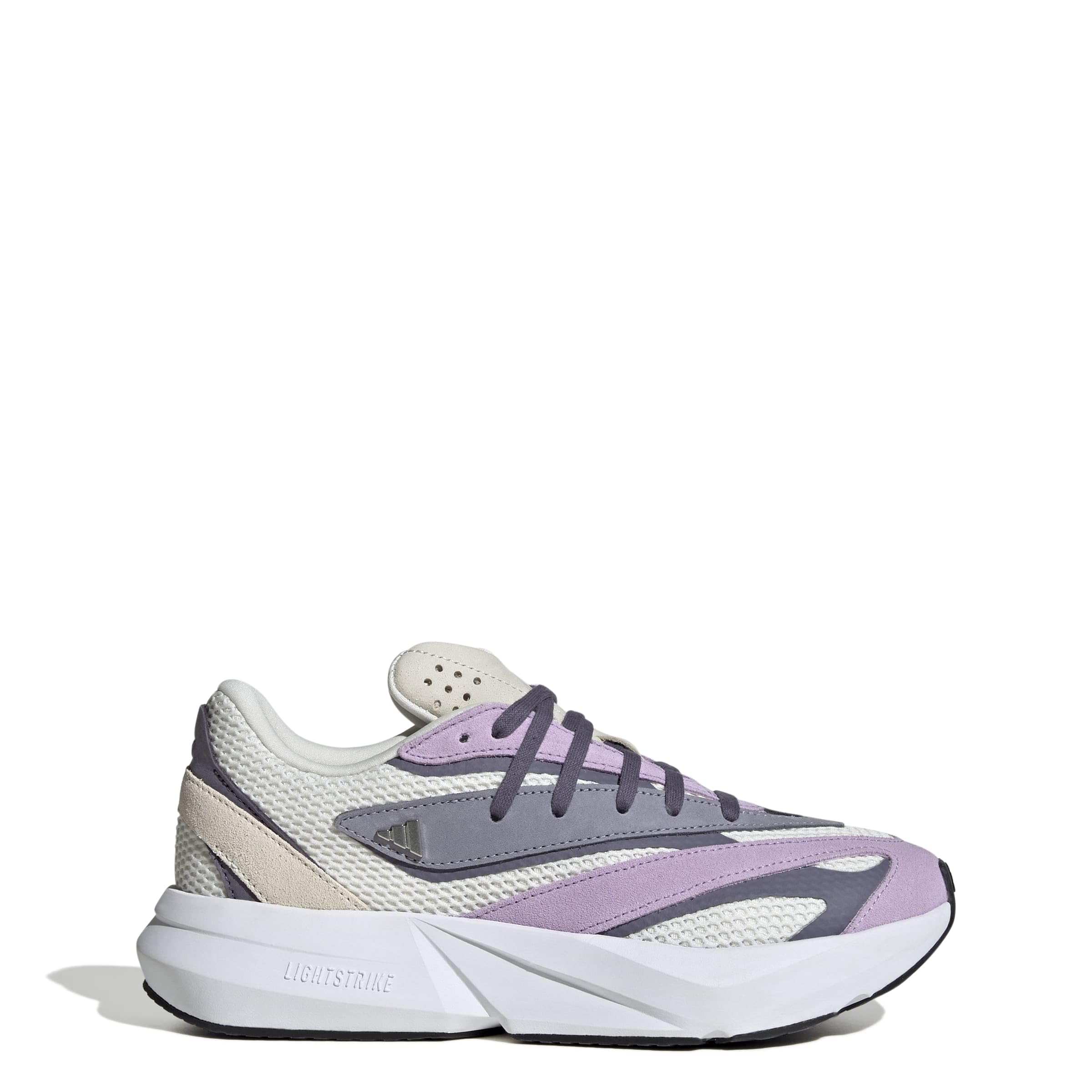 Adidas Lightblaze Sneakers Plum Size Women s NJG59, Off-White/Silver Violet/Powder (JR3454), 23.5cm
