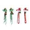 Festive Hair Clip for Kids Fringed Beads Hairclip Santa Hat/Christmas Tree Side Hairpin Women Christmas Hair Accessories