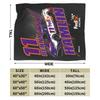 Denny Hamlin 11 All Season Fleece Blanket Throw Ultra Soft Flannel Blanket Digital Printed Premium Fluffy Microfiber Fleece