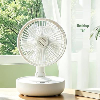 Ventilateur de bureau pliable 2026 avec oscillation automatique - Portable pour le bureau ou le dortoir