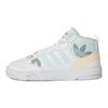 Adidas Originals Post Up Classic Durable Non-Slip Mid-Top Skate Shoes Women Skate Shoes White Blue ID4082