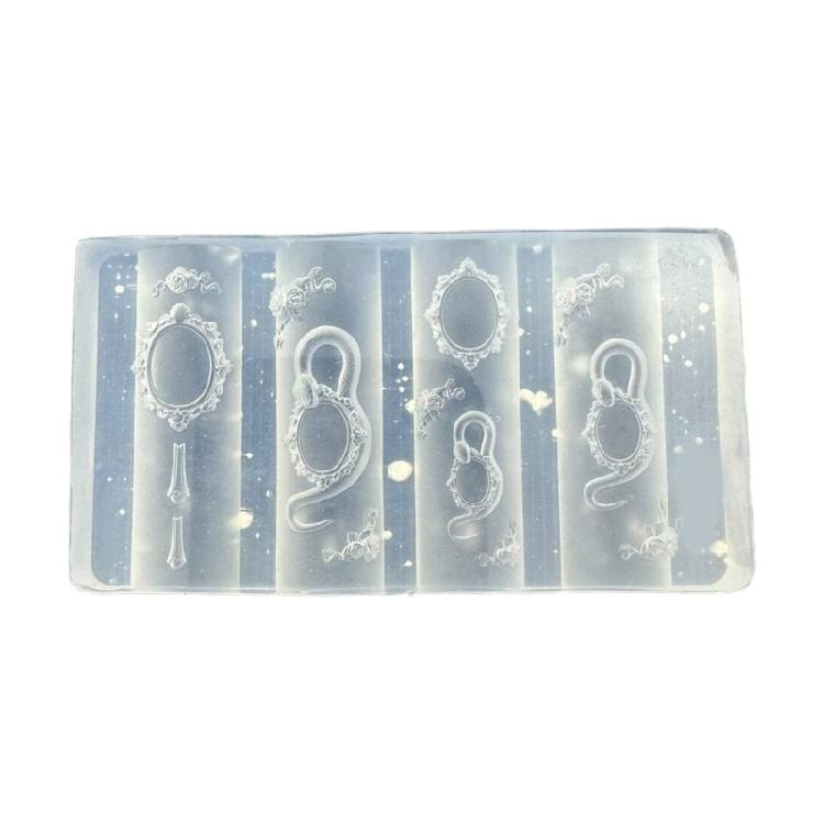 Multi Purpose Serpents Relief Silicone Template Snake Design Nail Mold For Resin Nail Charms And Craft Decorations