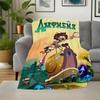 1pc, Disney Amphibia Anne Boonchuy and Friends Blanket, Soft Warm Throw Blanket for Friend, Outdoor Blankets, Living Room, Travel