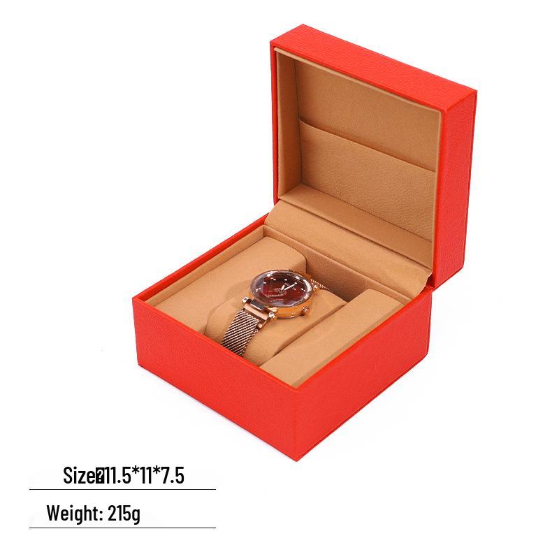 PU Watch Box: Flip-Top Display & Storage for a High-End Feel
