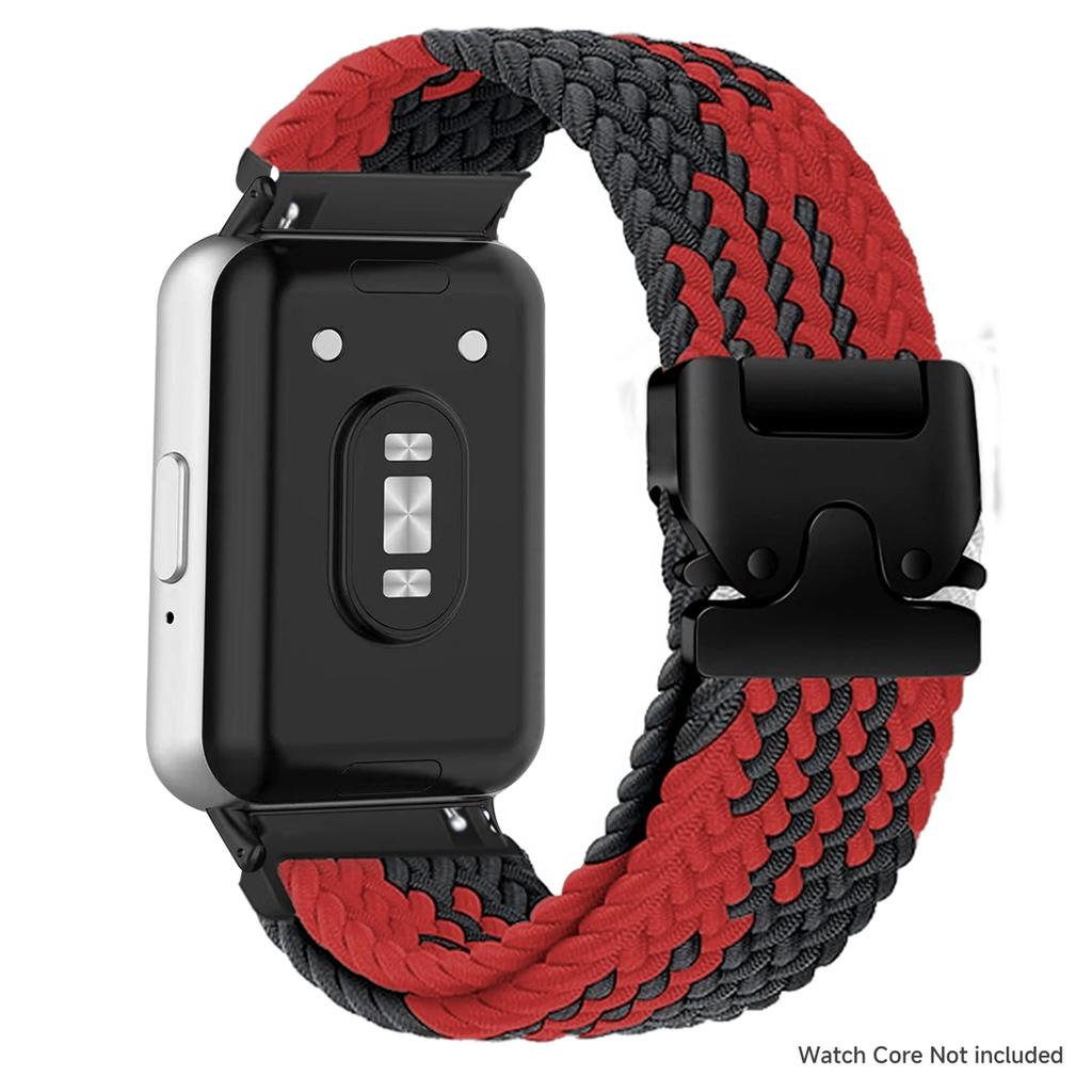 Nylonarmband für Samsung Galaxy Fit 3 Armband Verstellbares geflochtenes Solo-Loop Ersatzarmband für Samsung Fit 3 Uhrenarmband