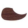 Acoustic Guitar Pickguard PVC Wood Grain Pattern Durable 3D Pickguard Scratch Plate Water Drop Shape