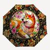 Color Retro DogThemed Automatic Opening and Closing Umbrella - 8 Ribs, Suitable for Leisure and Going Out, Outdoor Accessory, Gothic Style,