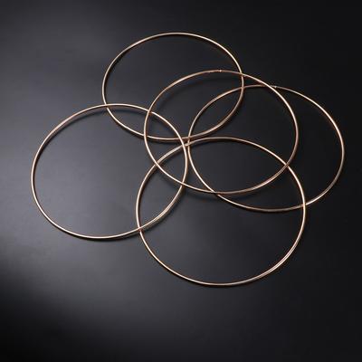 10 Stück Metall-Traumfänger-Ring 140 mm DIY-Zubehör Runder Reifen für Handarbeiten Heimdekoration Vorhang-Glockenspiel-Rahmen Zubehör
