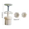 Hand-Pressure Moon Cake Mold Snow Lotus Flower Cookie Stamps Moon Cake Makers Mid-Autumn Festival DIY Pastry Tool