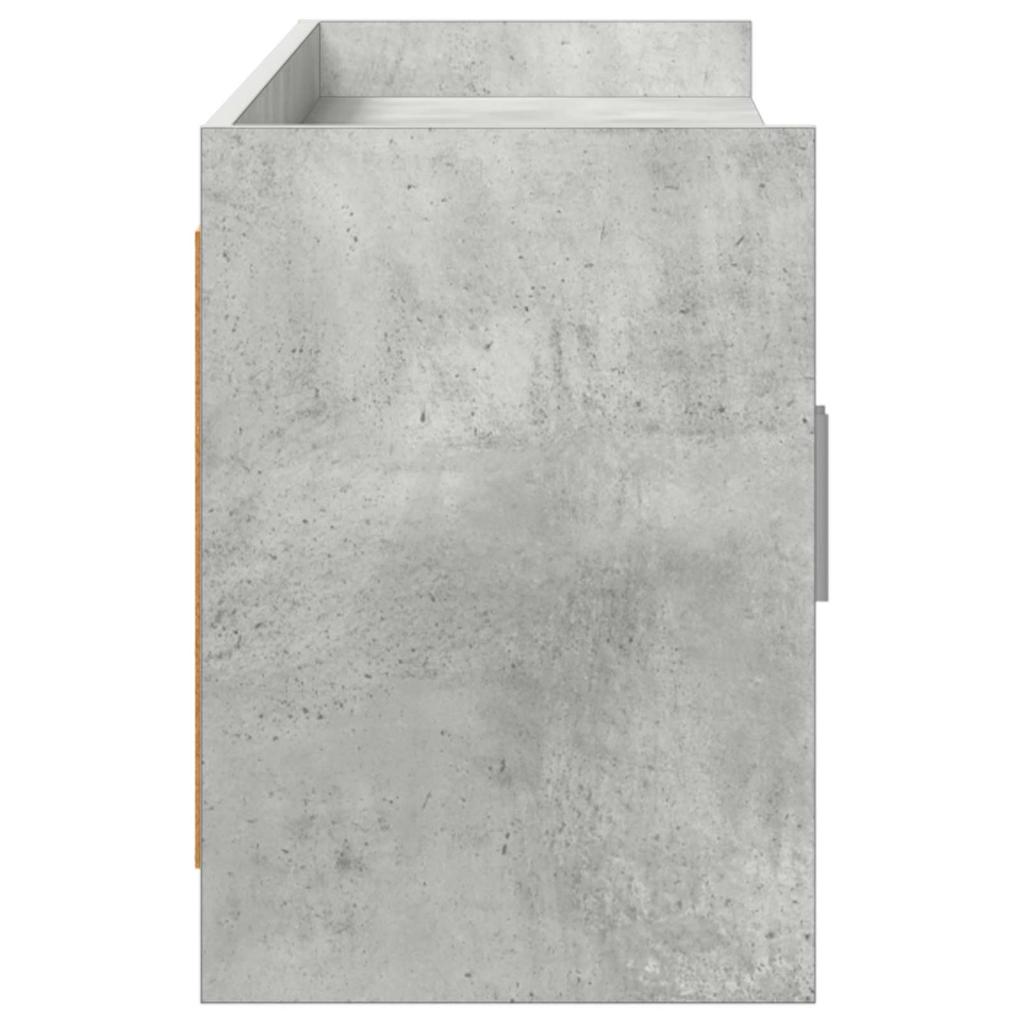 TV Cabinet 168 x 33 x 47 cm Concrete Grey Particleboard