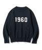 UNIFORM BRIDGE Boat Neck 1960 L/S Knit Navy