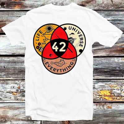 Wissenschaft 42 Die Antwort auf Leben Universum Alles Oh Nein Nicht schon wieder T-Shirt B875
