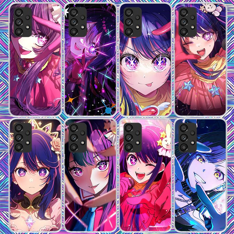 Oshi No Ko Phone Case For Samsung Galaxy A12 A52S A42 A32 A22 A51 A50 Note 20 Ultra 10 S10 Plus A71 A70 A31 A30 A10S Galaxy A12