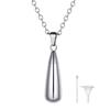 U7 Cremation Urn Jewelry Waterdrop Necklace for Ashes of Loved One Pet Dog Cat Hair Urns Bottle Memory Legacy Jewelry Gift
