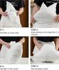 Gift White Throw Pillow Insert Standard White Bounce Back Pillow Cushion Core Sofa Car Christmas