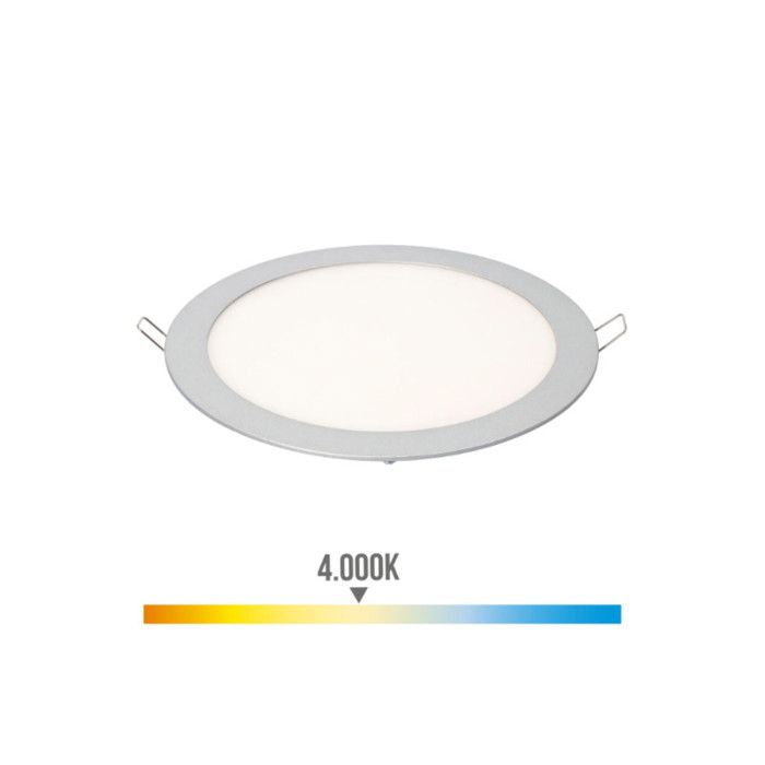 Zapuštěné LED svítidlo EDM - 20W - 1500lm - 4000K - Chromové - 31573