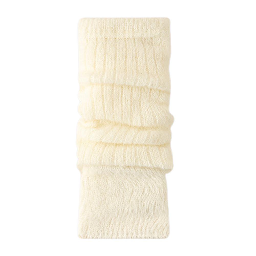 Cold Proof Warm Arm Sleeve Knitted Fingerless Gloves False Sleeves Arm Warmer Gloves  Casual Wear