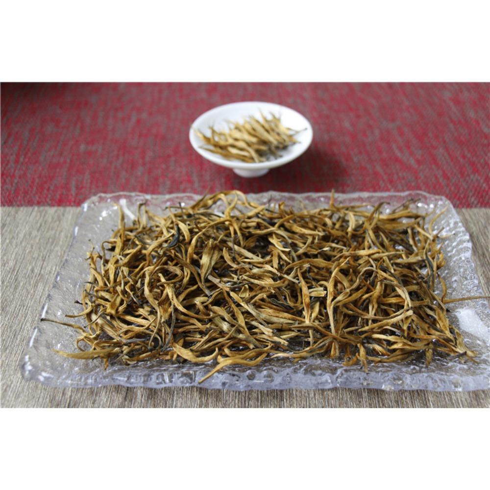 Wholesale Yunnan Fengqing Dianhong Tea 2026 Big Golden Bud Single Bud Black Tea Old Tree Tea Honey Fragrant Jinhao Loose Tea