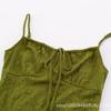 French niche pure desire sexy straps slim and thin suspender dress women's summer vacation style tube top dress