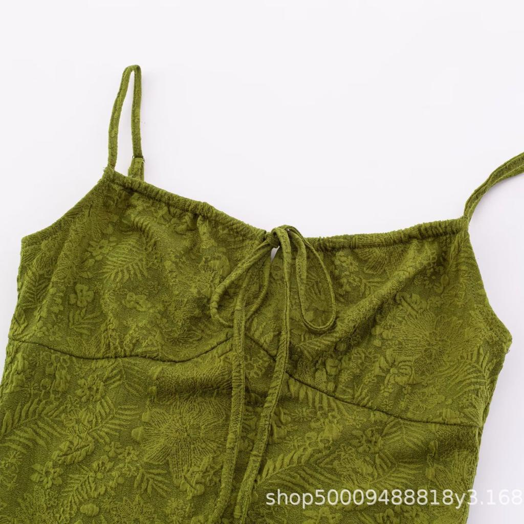 French niche pure desire sexy straps slim and thin suspender dress women's summer vacation style tube top dress