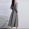 Design shirt dress women's long sleeves spring and autumn new temperament thin commuter dress skirt