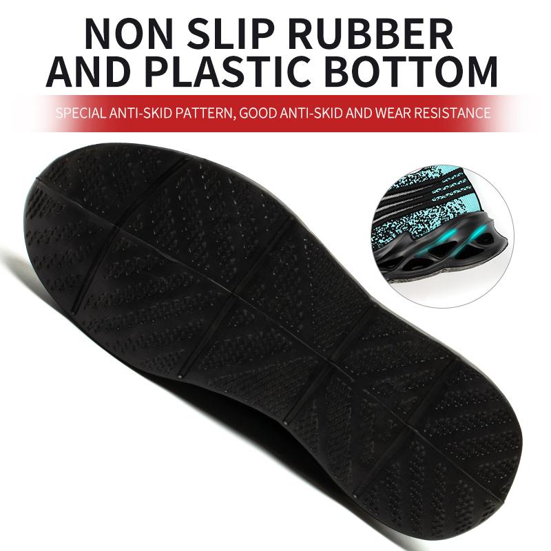 Bocanci de lucru de siguranță cu vârf de oțel, Pantofi de siguranță pentru bărbați, Adidași de lucru, Pantofi de lucru indestructibili pentru bărbați, Vârf de oțel, Pantofi de lucru pentru bărbați