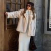 Short Faux Fur Coat Women Warm Winter Top Influencer Style Stand Collar Regular Sleeves