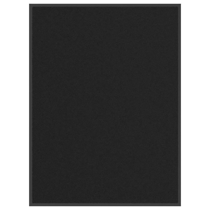 VidaXL Paillasson noir 90x120 cm 4105606