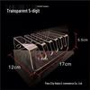 Transparent Acrylic Multi-Port Mobile Phone Charging Stand & Holder