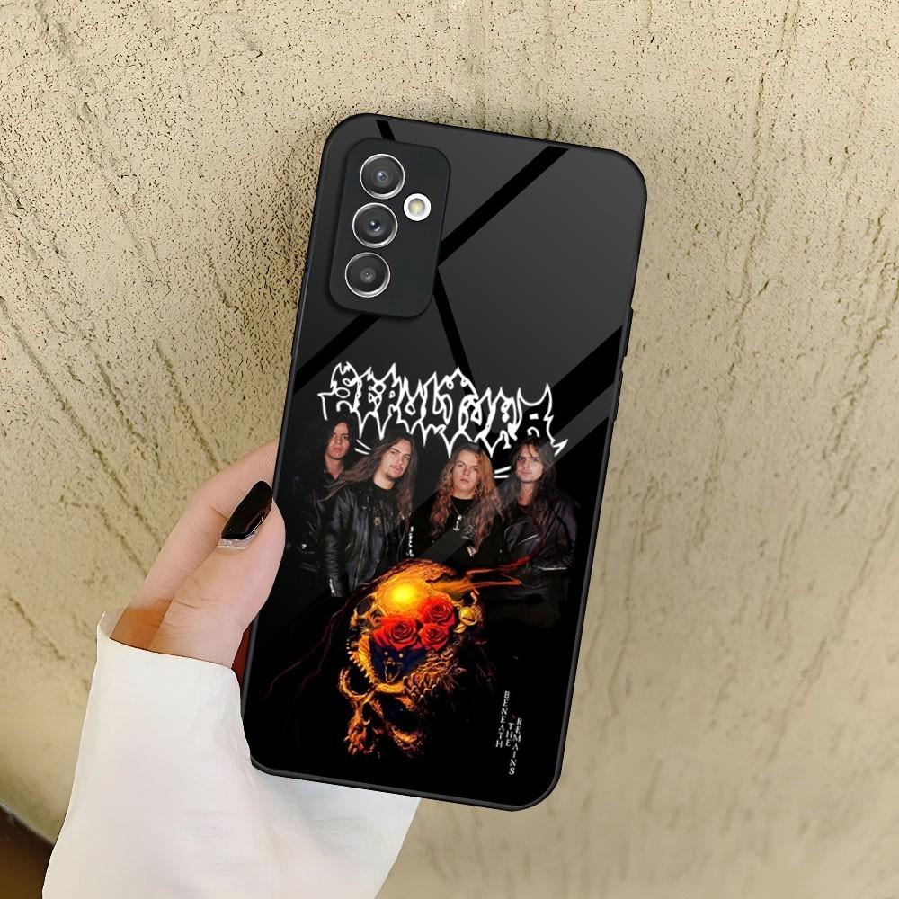 Heavy Metal Band Sepultura Phone Case for Samsung Galaxy S24 S23 S22 S21 S20 A24 A34 A54 A53 Note20 M54 Fe Ultra Plus Glass