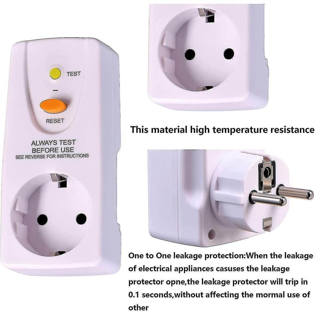 2023 Fi Presa Intermedia Per Protezione Contro Scosse Elettriche 16 A 220-250 V 10 Ma Nuova