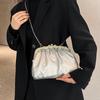 Sac à bandoulière messager moyen en cuir souple Symphony élégant et simple à clip portable, sac décontracté pour femmes, tempérament polyvalent