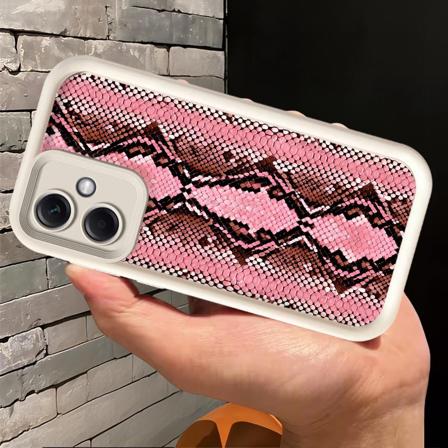 Phone Cover Case for Xiaomi Poco F8 C50 X3 NFC C61 X3 Pro C51 Snake Skin Pattern Poco C61