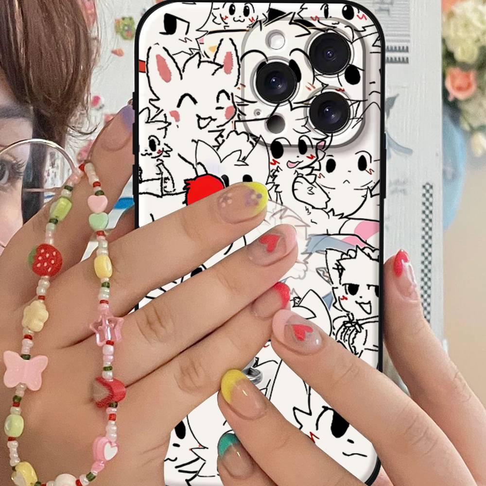 Boykisser Fundas Black Phone Case That Fits For IPhone 17,16,15,11,13,14 Pro Max,Plus,X,Xr,Xs Max,13Mini