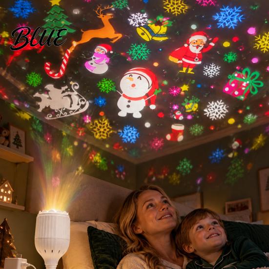 LED Projector Light USB Christmas Snowflake Light Flexible Gooseneck Projection Lamp Ambient Night Lamp for Bedroom Ceiling Decoration
