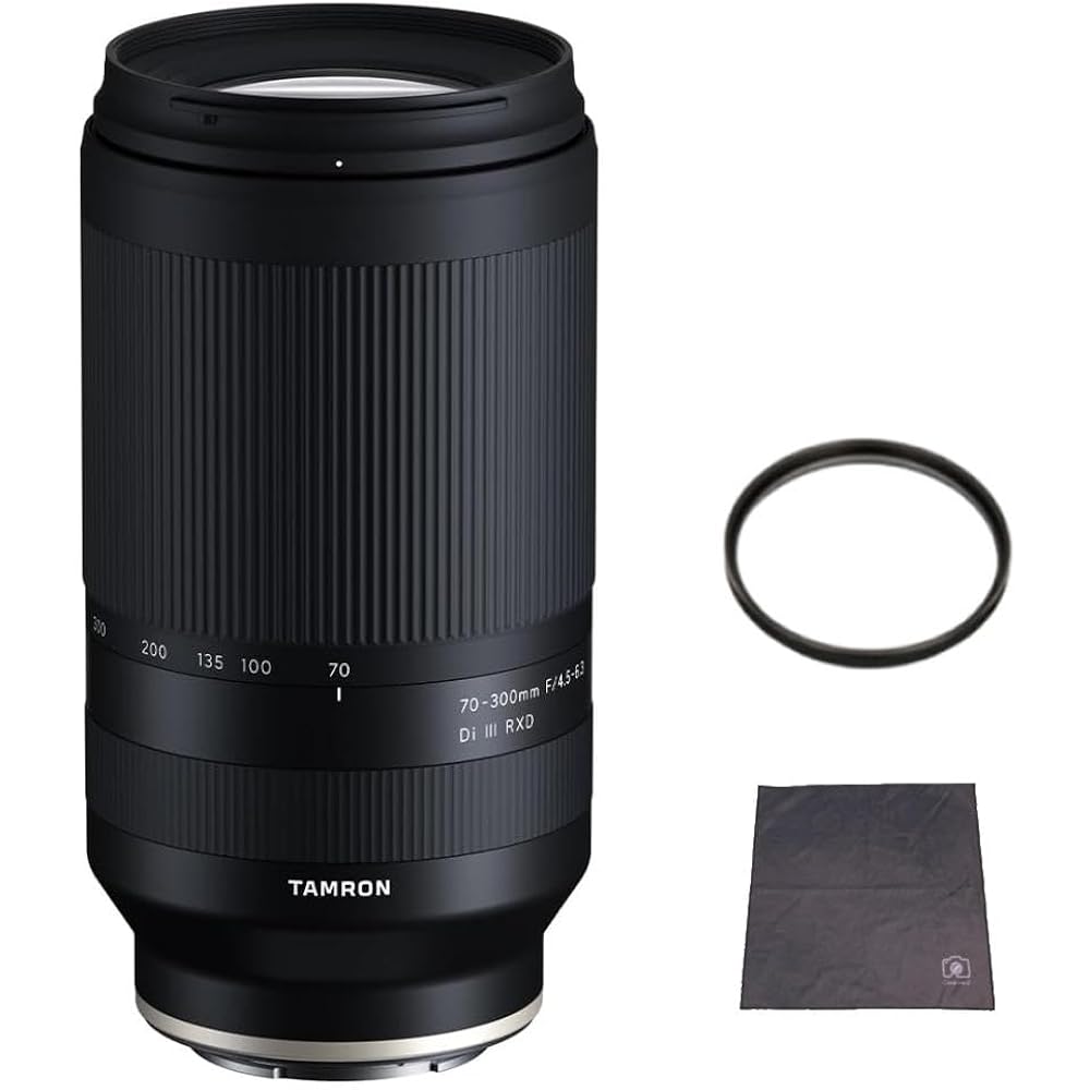 

Tamron 70-300mm F/4.5 6.3 Di III RXD Sony E Mount A047 Telephoto Zoom Marmi Lens Protective Filte...