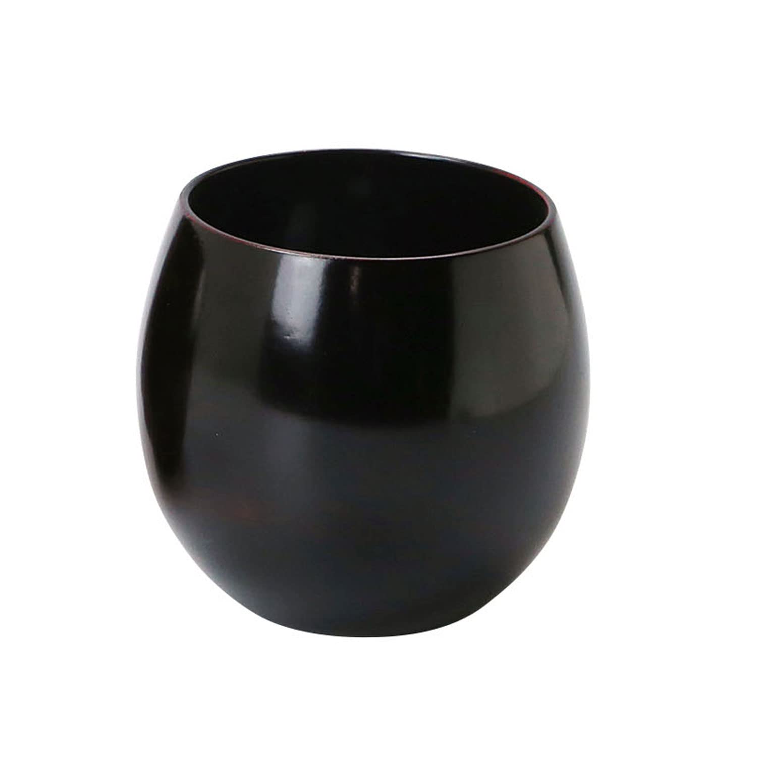 Yamako Temahima Kobo Shizuku Urethane Natural 78360 Cup, White, 200ml, Coating, Wood, белый
