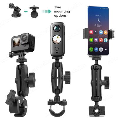 Kamera-Motorradhalterung für Insta360 X4 Zubehör Action-Kamera-Klemmhalter Moto Bike Fahrradlenker für GoPro 13 12 11 10
