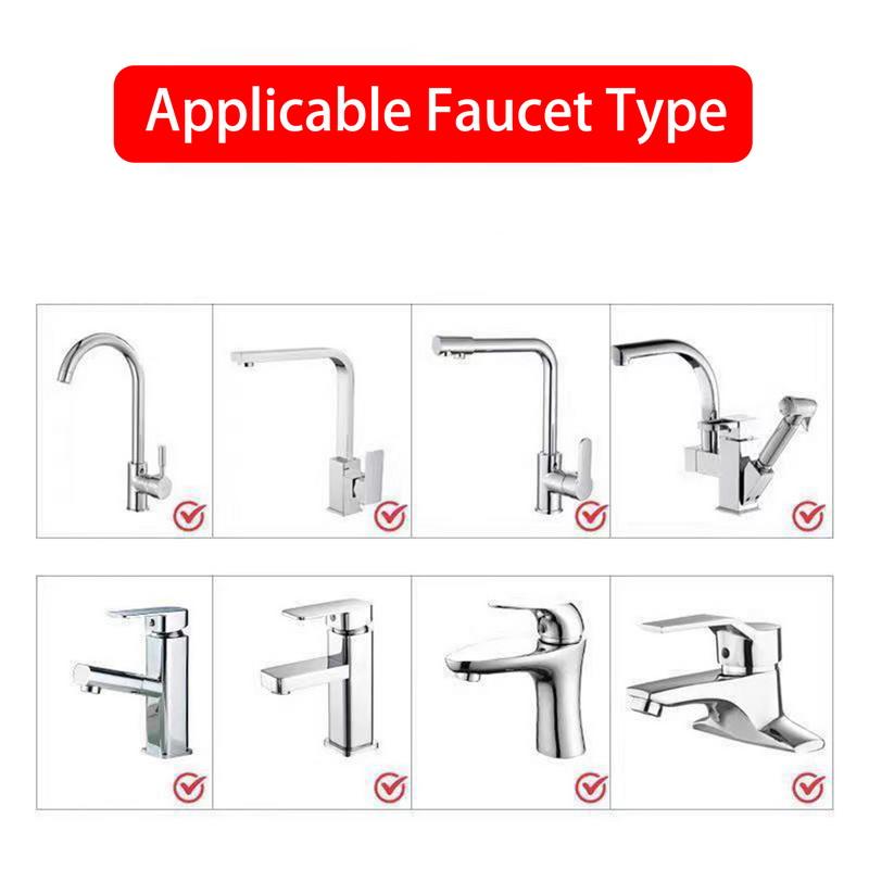 Universal Rotation Faucet Spray Head Extension Mixer Aerator Bubbler Nozzle Kitchen Faucet Robot Arm for Washbasin