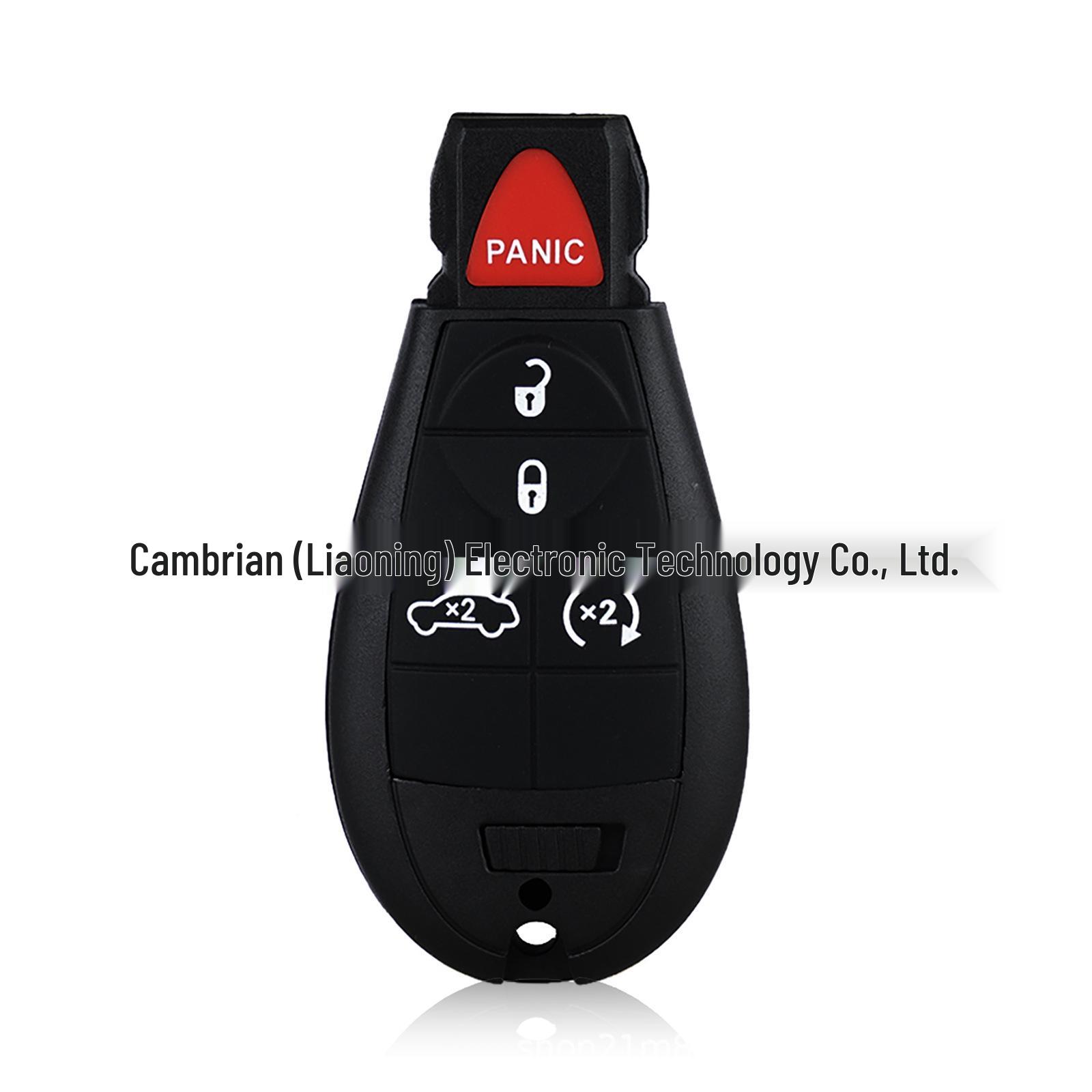 

Dodge Car Key 5-Button Smart Remote (M3N32297100) 5.4 x 4.2 x 1.4 cm чёрный