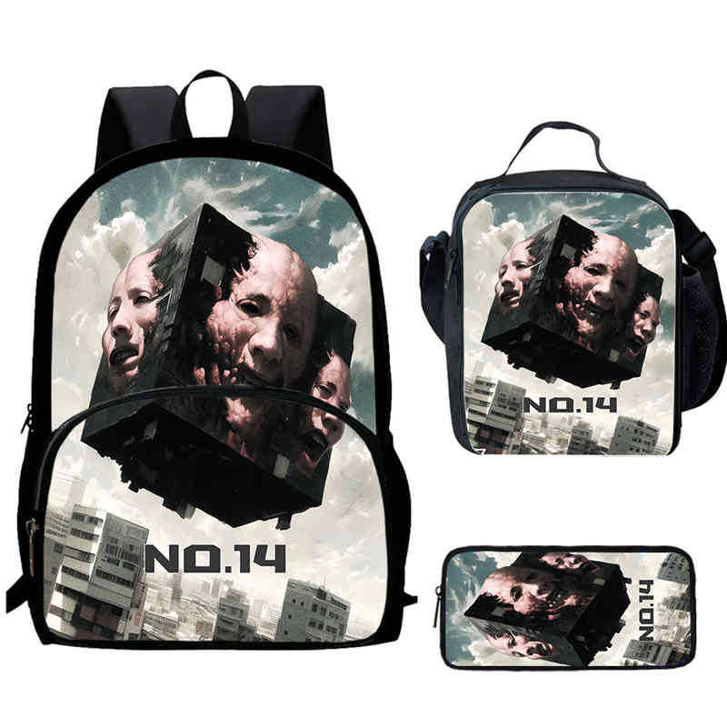 Monster No. 8 Schoolbag Multi-Functional Cross-Border Backpack