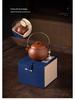 Original Purple Clay Anti-Scald Kung Fu Teapot with Handle - Chinese Style Ceramic Teapot in Gift Box