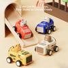 Cartoon Push Back Animal Racing Car Children's Engineering Toy Car Model