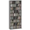 640 CD/360 DVD Storage Unit, Blu-ray Media Storage Shelf, Grey